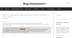 Desktop Screenshot of blogdeployment.fr
