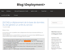 Tablet Screenshot of blogdeployment.fr